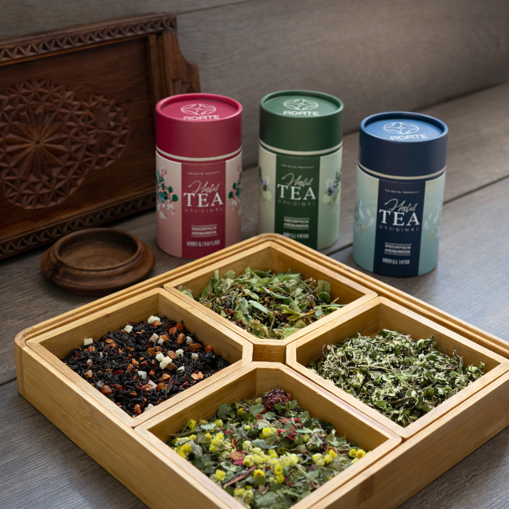 AGATE herbal tea products in nature