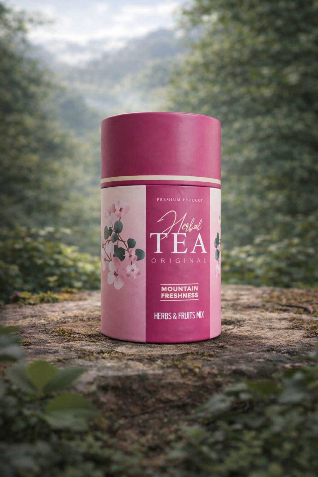Pink tea product